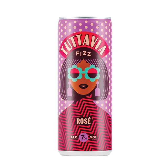Rausvasis vynas TUTTAVIA ROSÉ 5% 0,25L