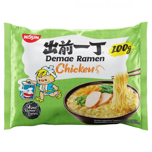 Greitai paruošiami makaronai NISSIN DAMAE, vištienos skonio, 100 g