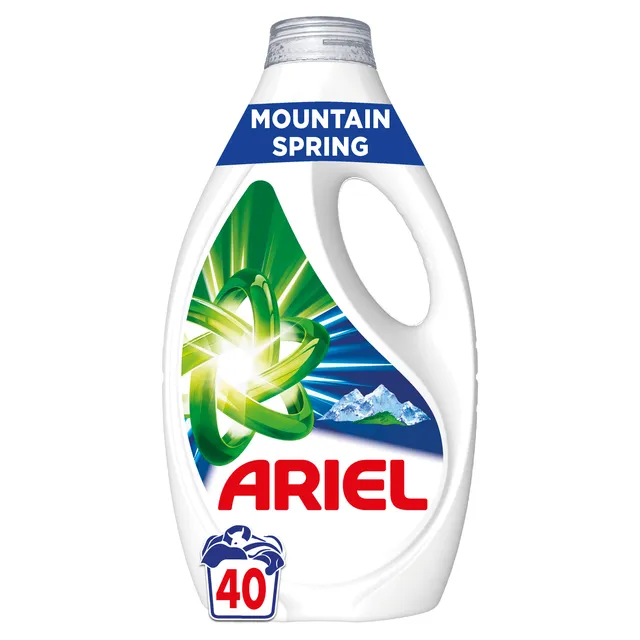 Skystas skalbiklis ARIEL Mountain Spring, 40 skalb., 1,8 l