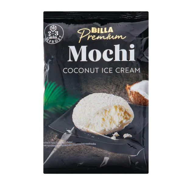 Kokosų skonio MOCHI ledai BILLA PREMIUM, 50 g