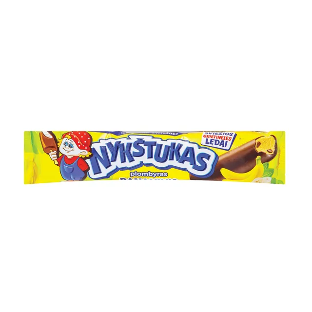 Glaistytas bananinis plombyras 'NYKŠTUKAS', 80ml/58g