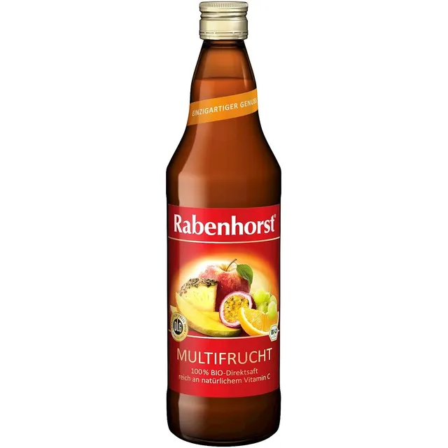 Ekologiškos multivitaminų sultys RABENHORST, 100%, 750 ml