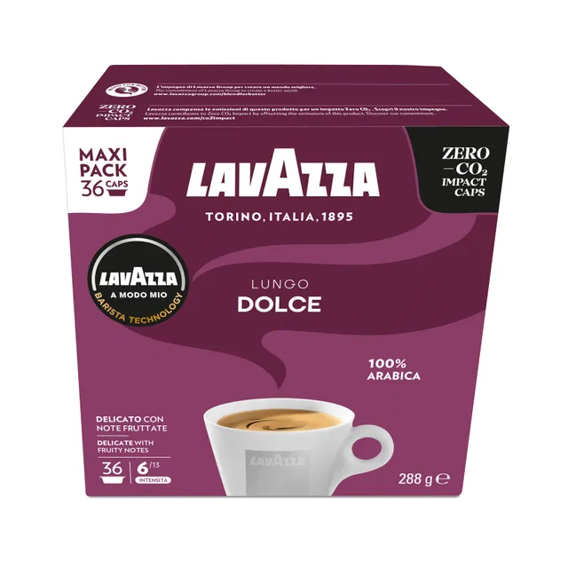Kavos kapsulės "Lavazza A Modo Mio Lungo Dolce" 288g 36vnt