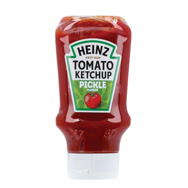 HEINZ marinuotų agurkėlių skonio kečupas, 400ml/460g