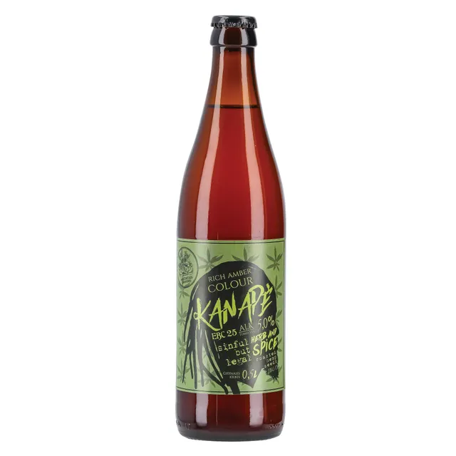 Pusšviesis alus KANAPĖ 5%. 500 ml