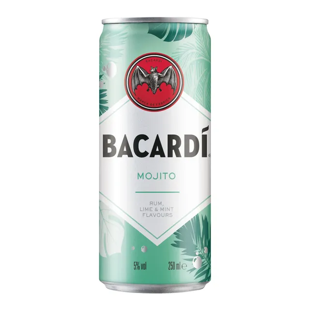Alk. kokteilis BACARDI Mojito 5%, 250 ml