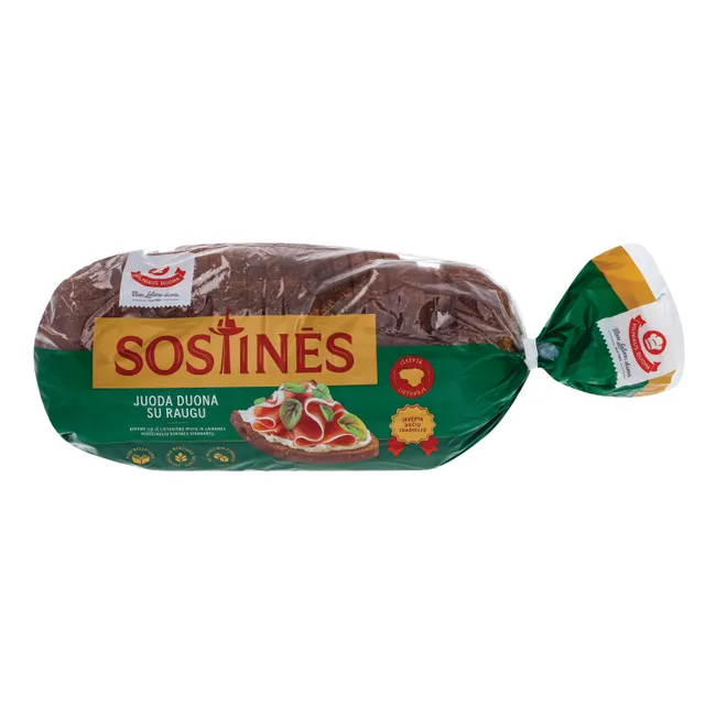 Sostinės juoda duona su raugu, 800 g