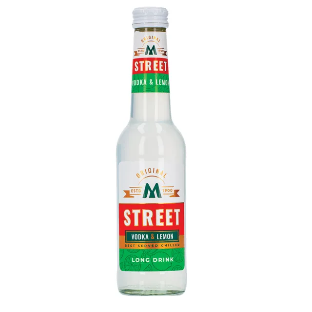 Alkoholinis kokteilis M Street Vodka & Lemon 7,5% 0.275L