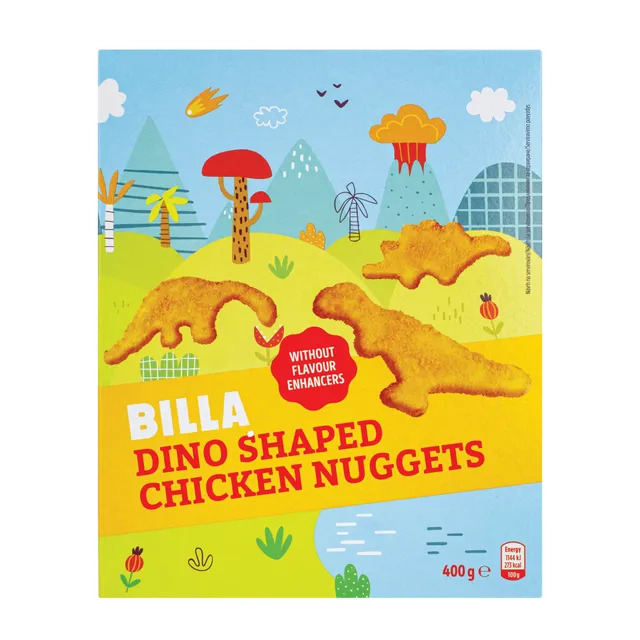 Šaldyti kepsneliai BILLA DINOS, 400 g