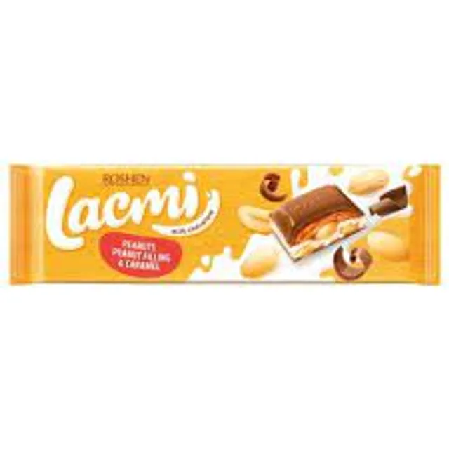 Pieninis šokoladas LACMI su žemės riešutais, 295 g