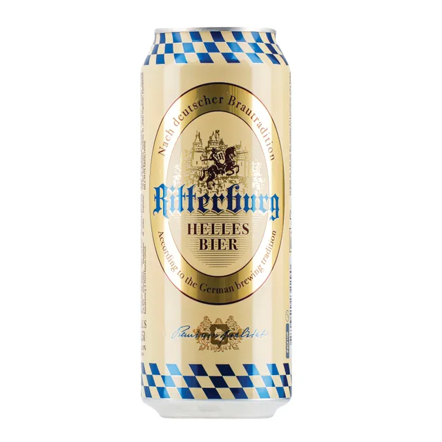 Alus RITTERBURG HELLES BIER 5,0%, 500 ml