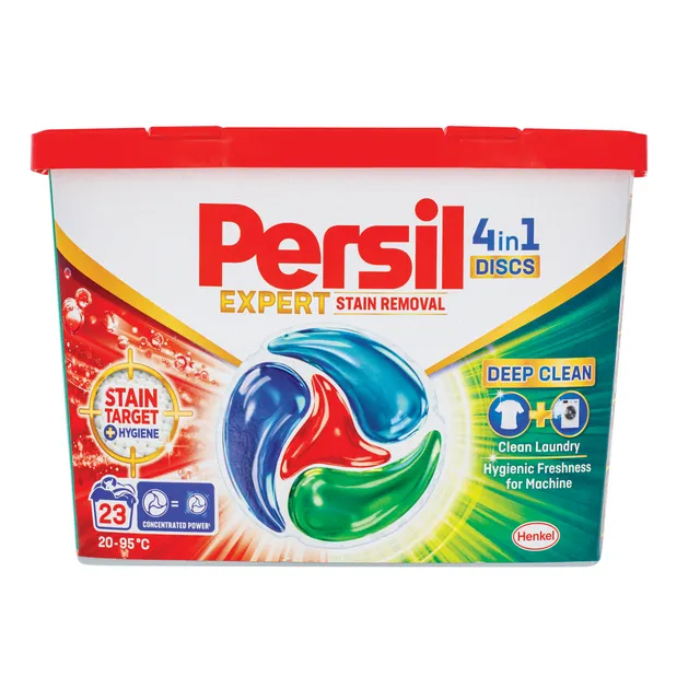 Skalbimo kapsulės "PERSIL DISCS Stain Remover" 23 skalbimai