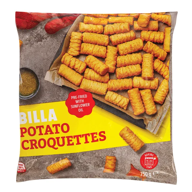 Šaldyti bulvių kroketai BILLA, 750 g