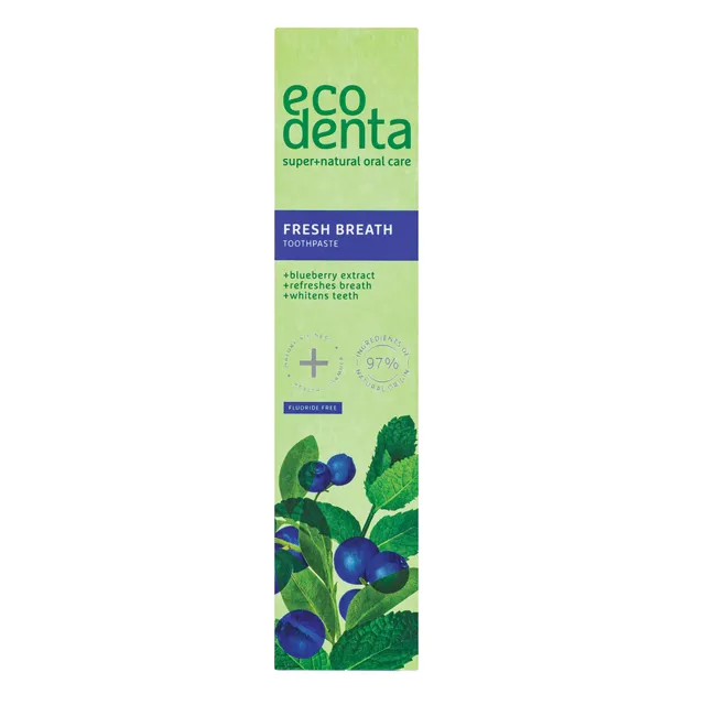 ECODENTA dantų pasta su mėlynių ekstraktu 100 ml