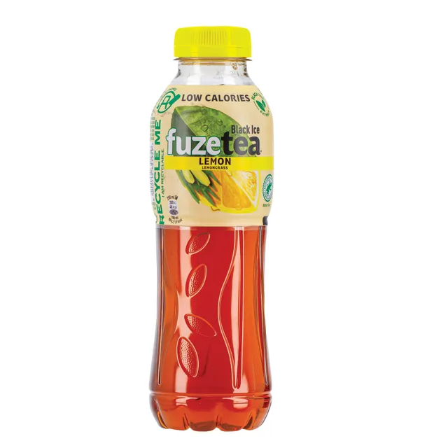 Arbatos gėrimas FUZETEA LEMON LEMONGRASS citrinžolių sk, su cukrais ir saldikliu, 500 ml