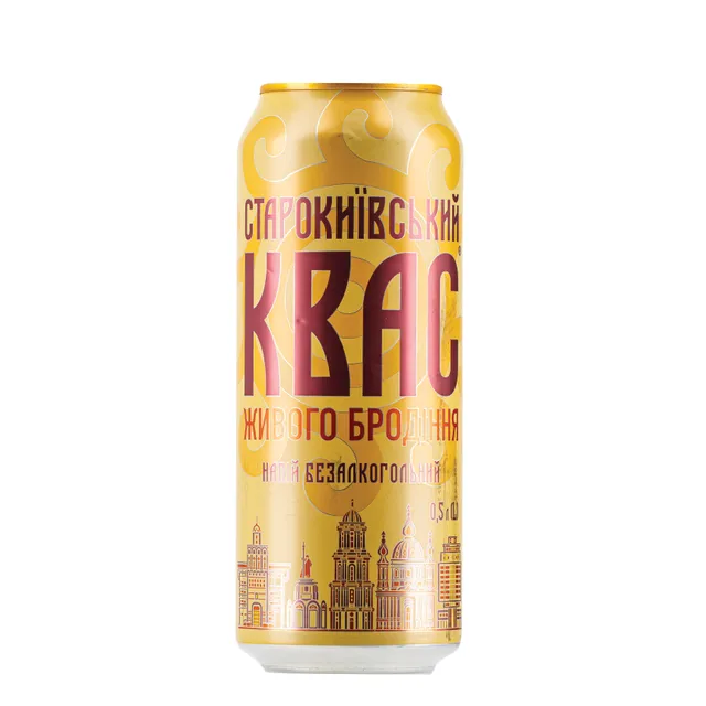 Natūrali gira KVAS STAROKYIVSKYI 0,5L, skard.