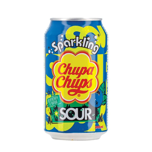 Gaivusis gėrimas CHUPA CHUPS SOUR (BLUEBERRY), 345 ml