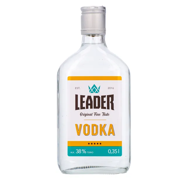 Degtinė LEADER VODKA 38%, 350 ml