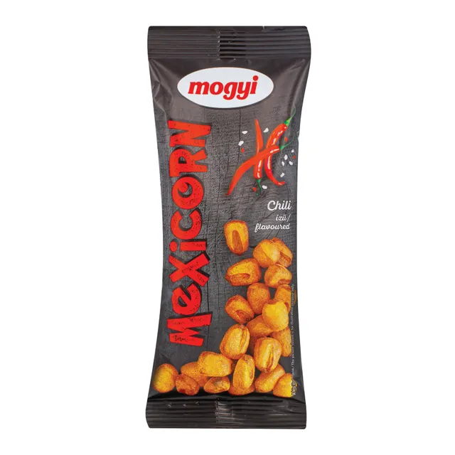Skrudinti kukurūzai MOGYI MEXICORN aitriuju paprikų skonio 55g