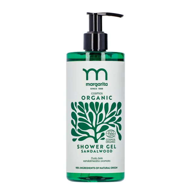 MARGARITA COSMOS ORGANIC dušo želė sandalmedžio aromato 400 ml