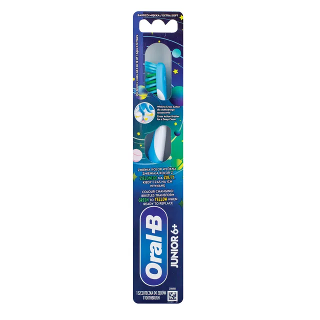 Dantų šepetėlis ORAL-B Junior 6-12y, Extra soft, 1 vnt.