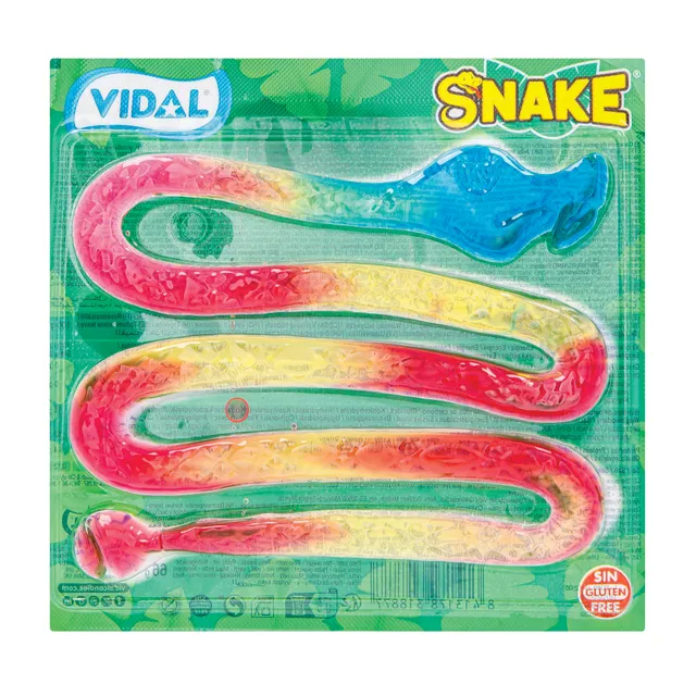 VIDAL Snake Jelly guminukai 66g