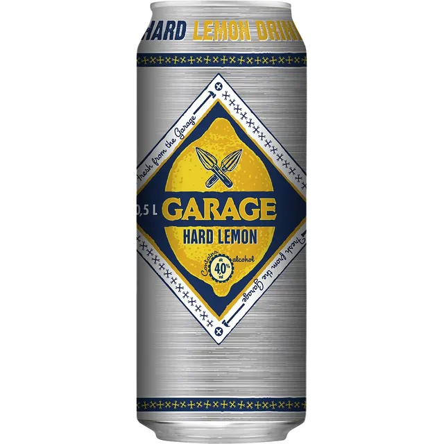 Alaus kokteilis GARAGE HARD LEMON 4%, 500 ml