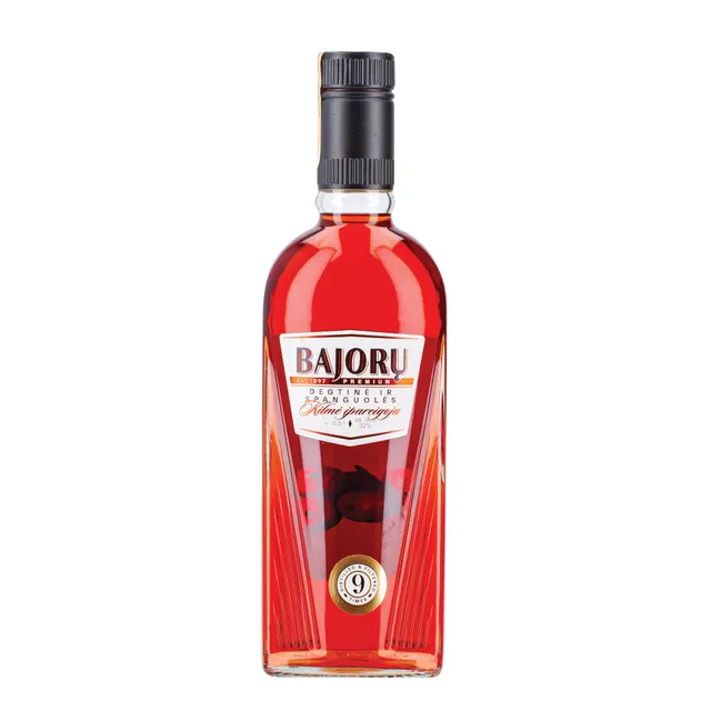 Spiritinis gėrimas BAJORŲ PREMIUM DEGTINĖ IR SPANGUOLĖS 32%, 500 ml