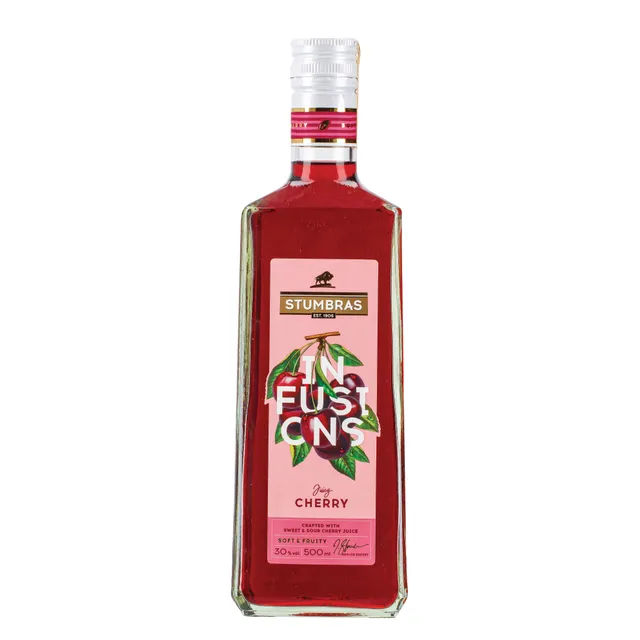 Spiritinis gėrimas STUMBRAS Infusions Vyšnių skonio 0,5L 30%