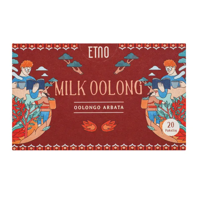 ETNO ulongo arbata MILK OOLONG, 40 g (2 g x 20 vnt.)