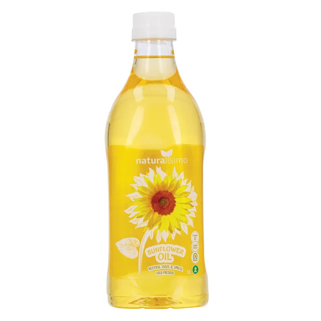 Dezodoruotas saulėgrąžų aliejus NATURALISIMO, 1 l
