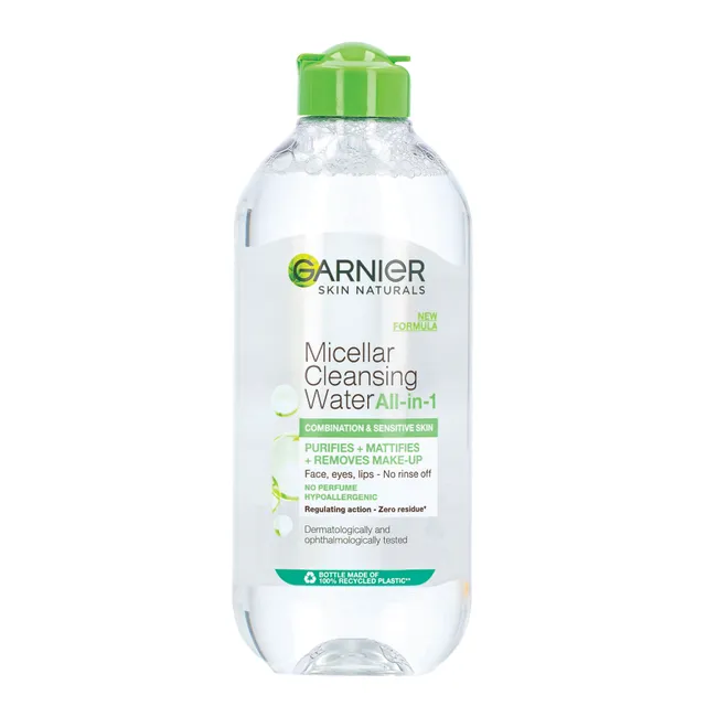 Garnier Micellair vanduo mišriai ir riebiai odai 400ml