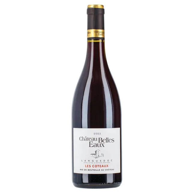 Raudonasis sausas vynas CHATEAU BELLES EAUX LES COTEAUX (CHATEAU BELLES EAUX LES COTEAUX red dry 14,5% 0,75L)