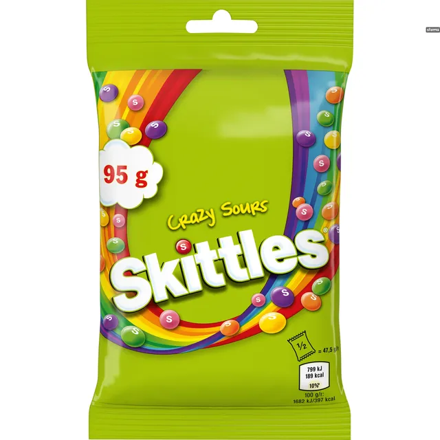 Skittles kramt. saldainiai Sweat & Sour 95g