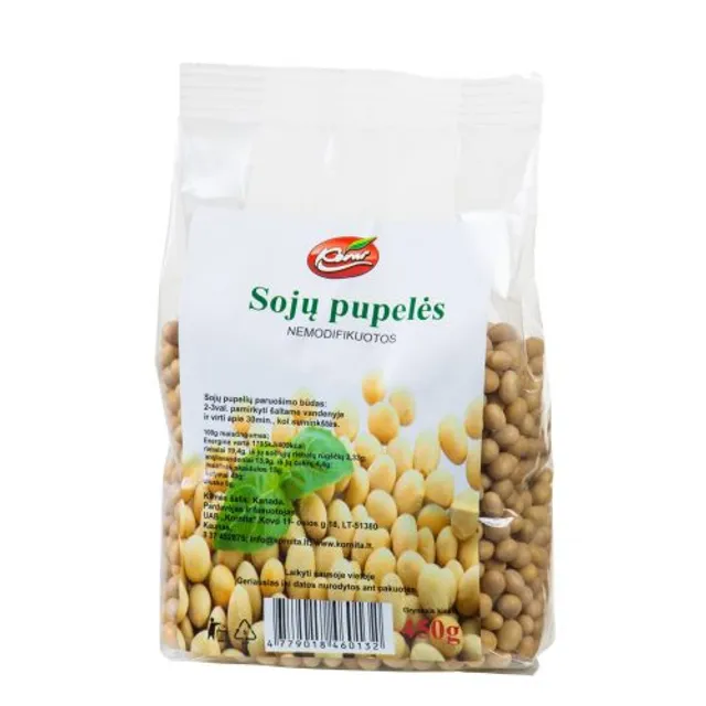 Sojų pupelės KORNI, 450 g