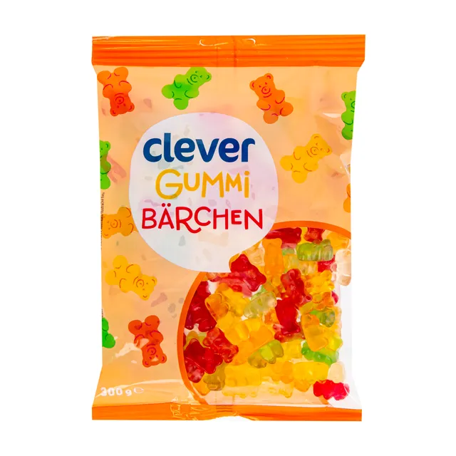 Guminukai meškiukai CLEVER, 300 g