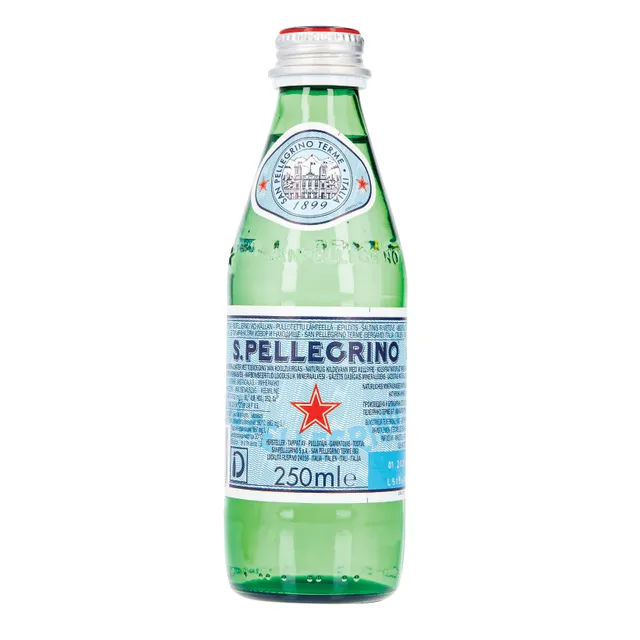 Gazuotas mineralinis vanduo S.Pellegrino, 0,25 l