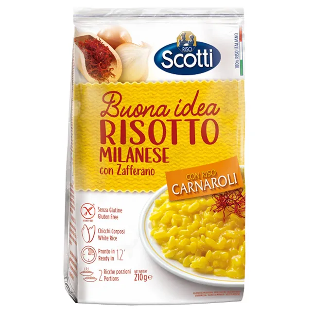 Milanietiško stiliaus rizoto ruošinys SCOTTI RISOTTO, 210 g