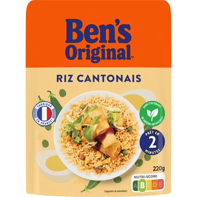 Kantonietiški plikyti ryžiai BEN'S ORIGINAL, 220g