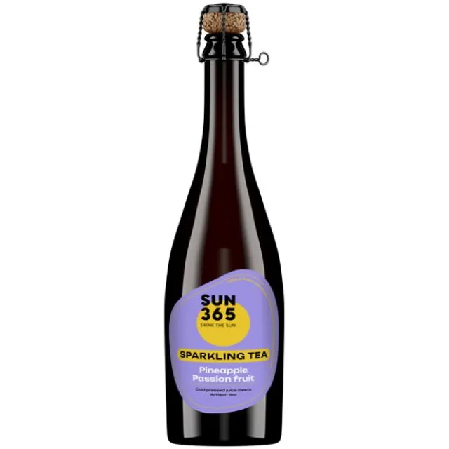 Gazuotas gaivusis gėrimas PINEAPPLE - PASSION FRUIT SUN365, 750 ml