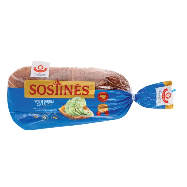 Šviesi duona su raugu SOSTINĖS, 800g