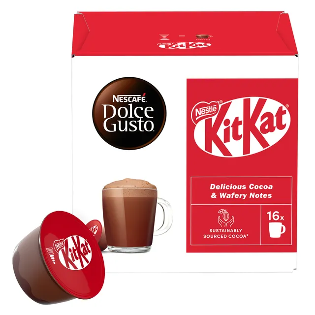 NESCAFÉ® Dolce Gusto® KitKat® kakava 16 kapsulių dėžutėje 256g