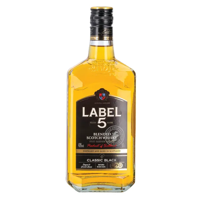 Viskis LABEL 5 Classic Black Blended 40% 0,5l