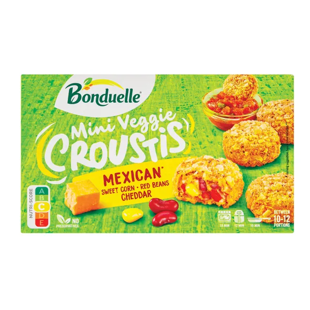 Šaldyti, meksikietiški daržovių kepsneliai BONDUELLE, 240 g