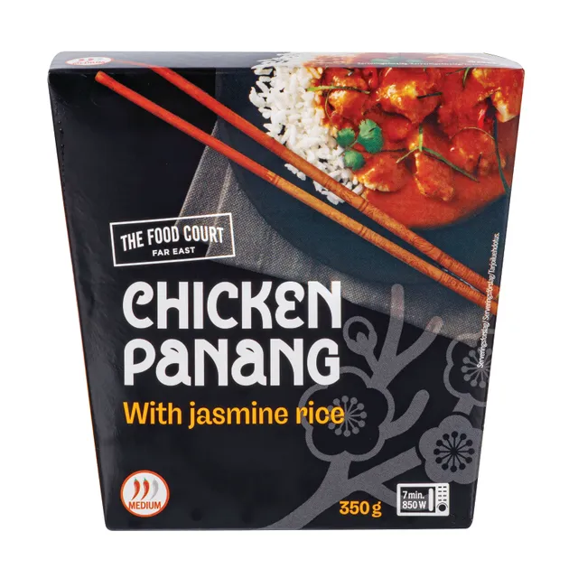 The Food Court Chicken Panang with Jasmine ryžiai 350 g