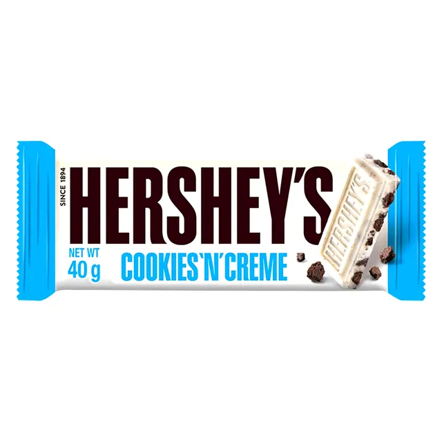 Šokoladas HERSHEY'S COOKIES N CREME, 43g