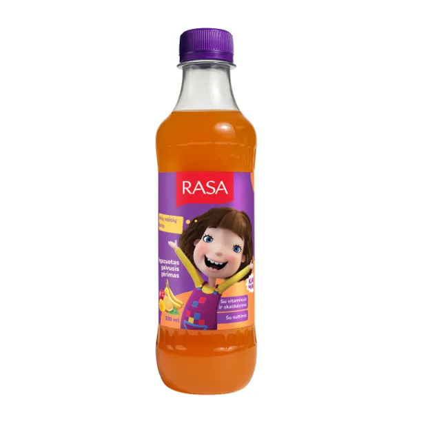 Rasa Kakė Makė Įvairių vaisių sk.negazuotas gaiv.gėr. 0,33l PET