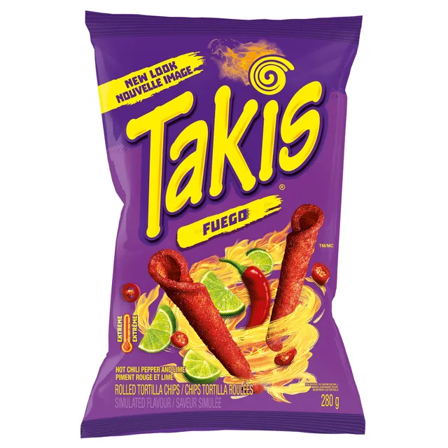 Kukurūzų traškučiai TAKIS FUEGO, 100 g