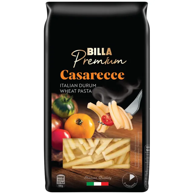 Itališki makaronai BILLA PREMIUM CASARECCE, 500 g
