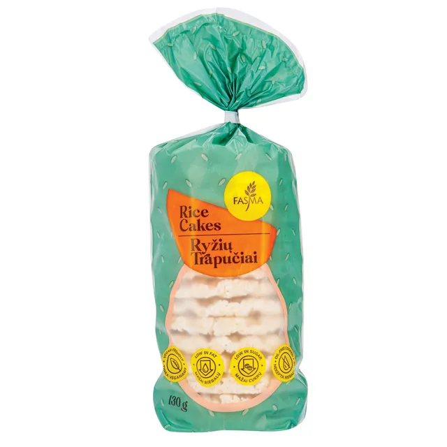 Ryžių trapučiai FASMA, 130 g